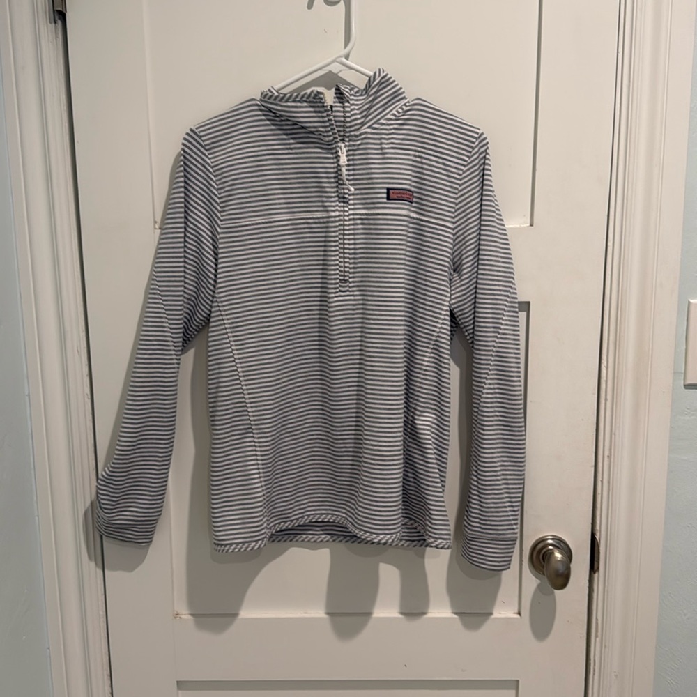 Vineyard vines Striped Sankaty Shep Shirt 1/4 zip